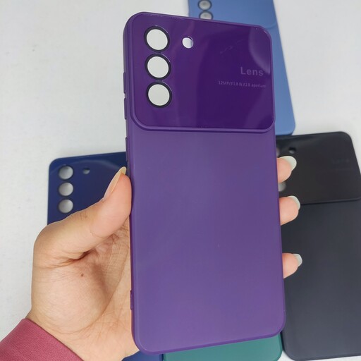 گارد S21 fe با روکش محافظ لنز طرح LenzGlass مخصوص گوشی سامسونگ s21 fe