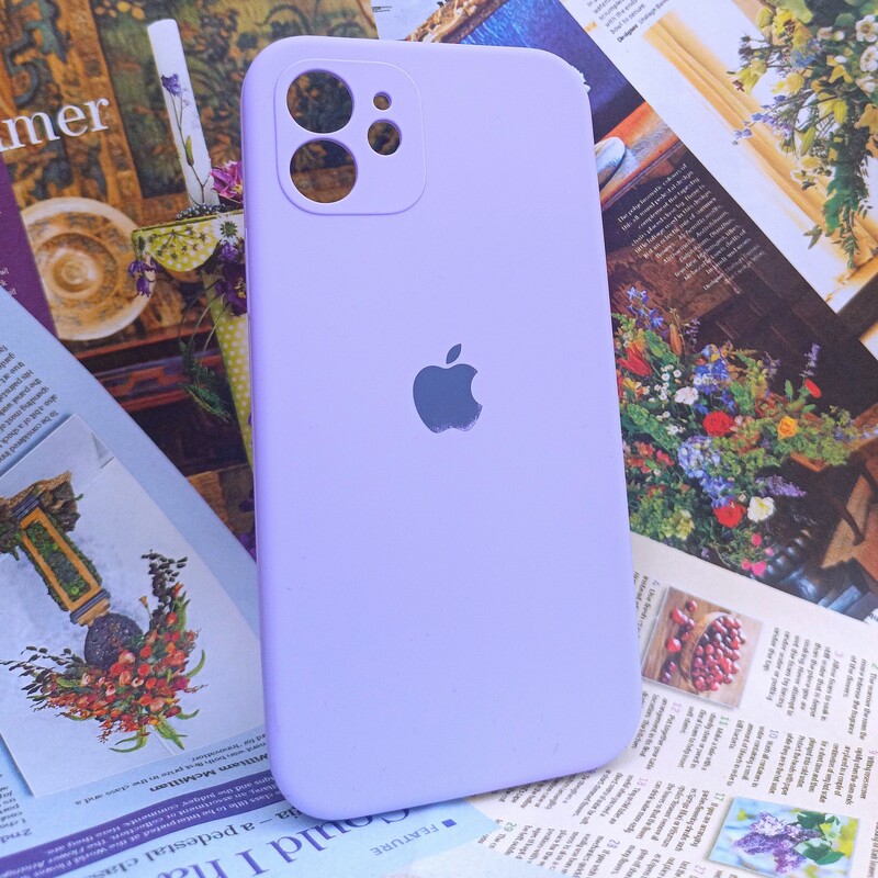 گارد سیلییکونی آیفون 12 آبی ملایم