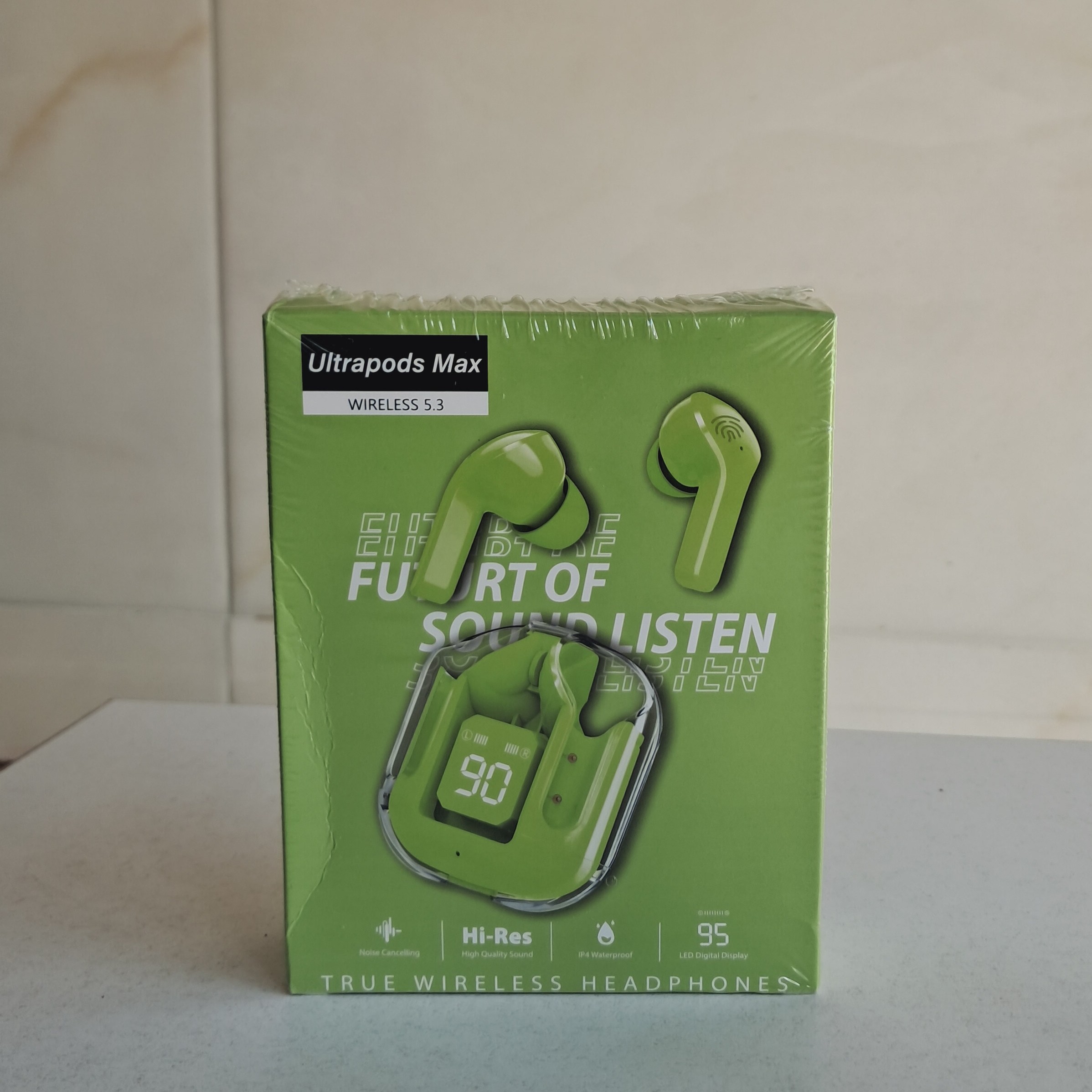 ایرپاد طرح Ultrapods max رنگ سبز