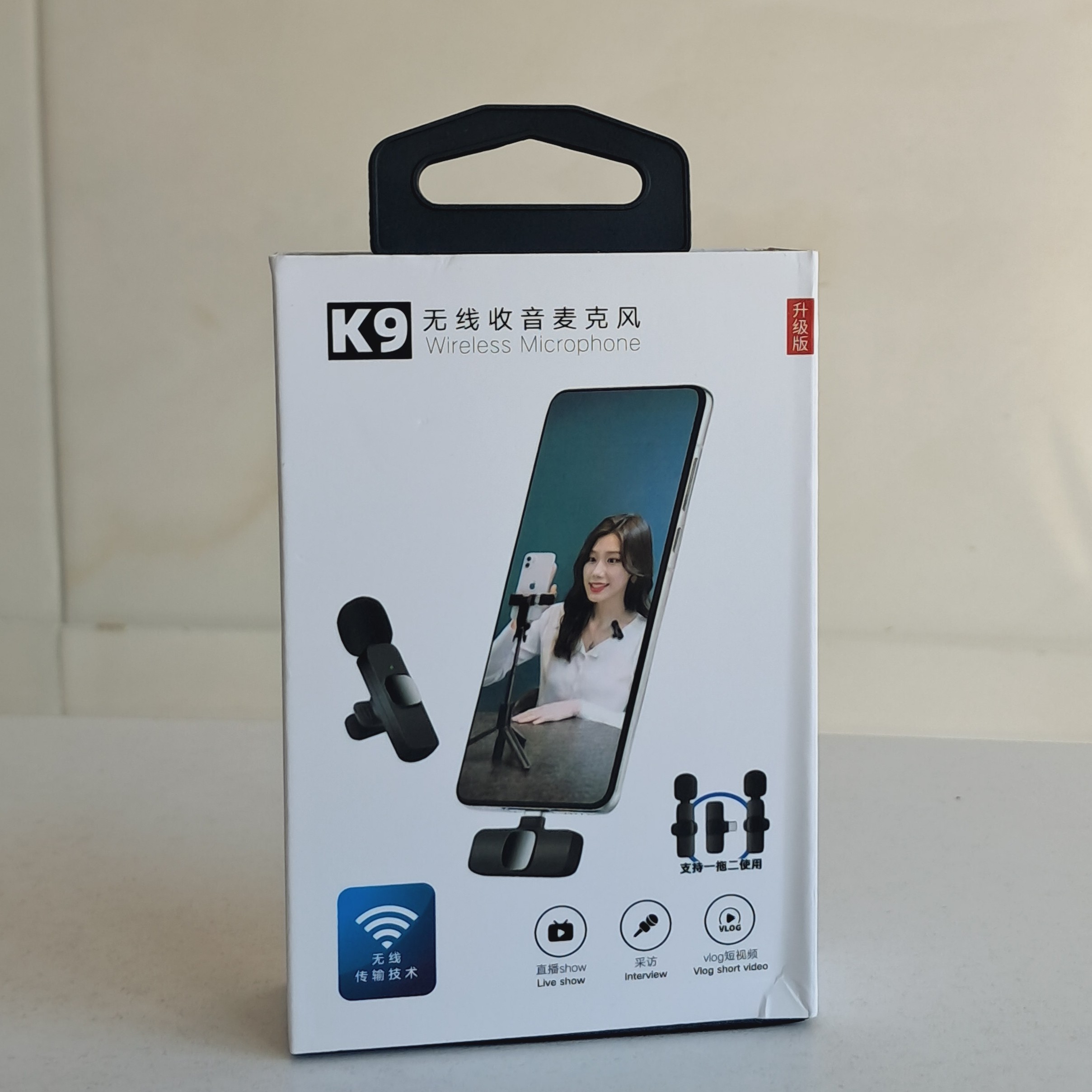 میکروفون یقه ای بی سیم طرح K9