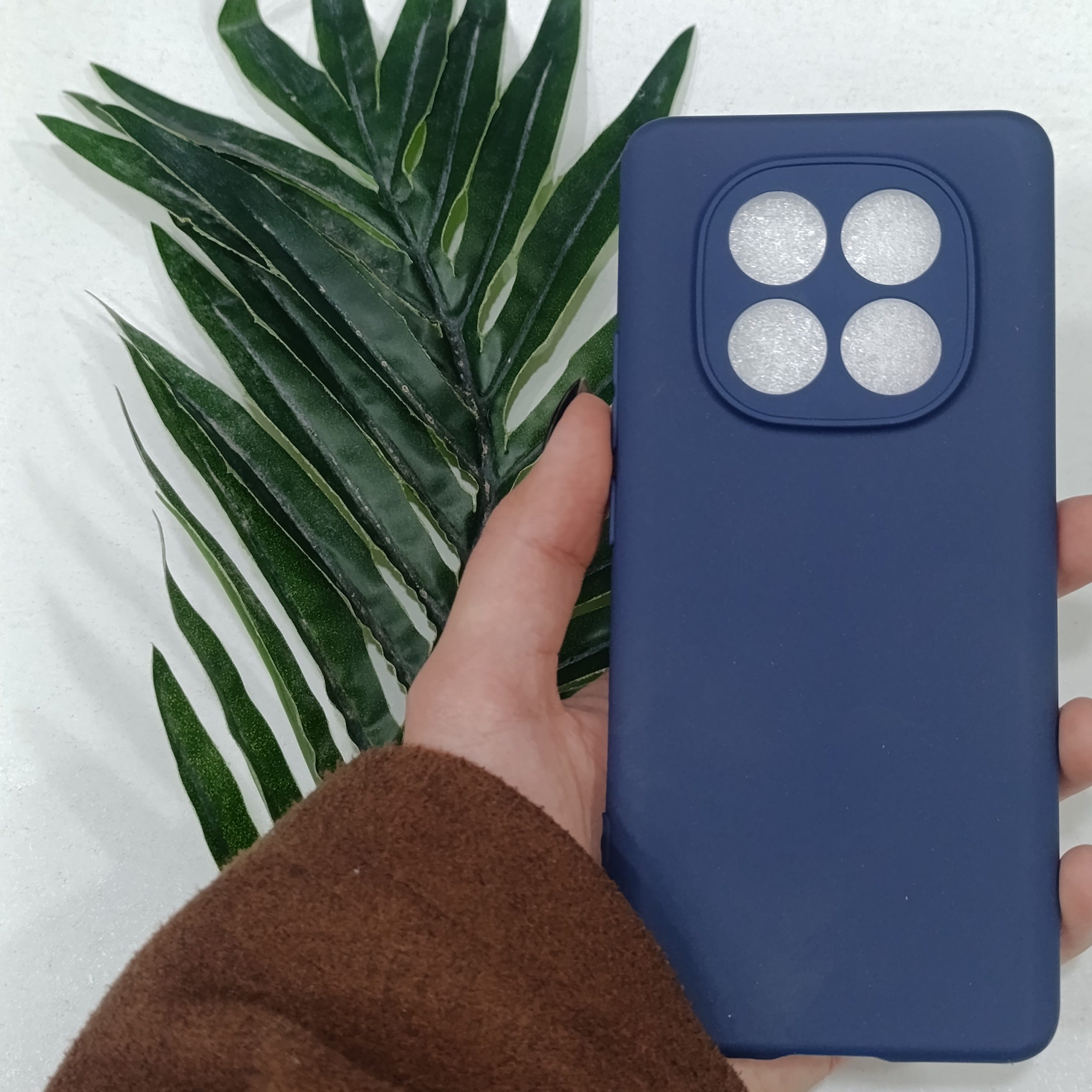 گارد گوشی شیائومی Note 15 pro 4g مدل سیلیکونی رنگ سورمه ای