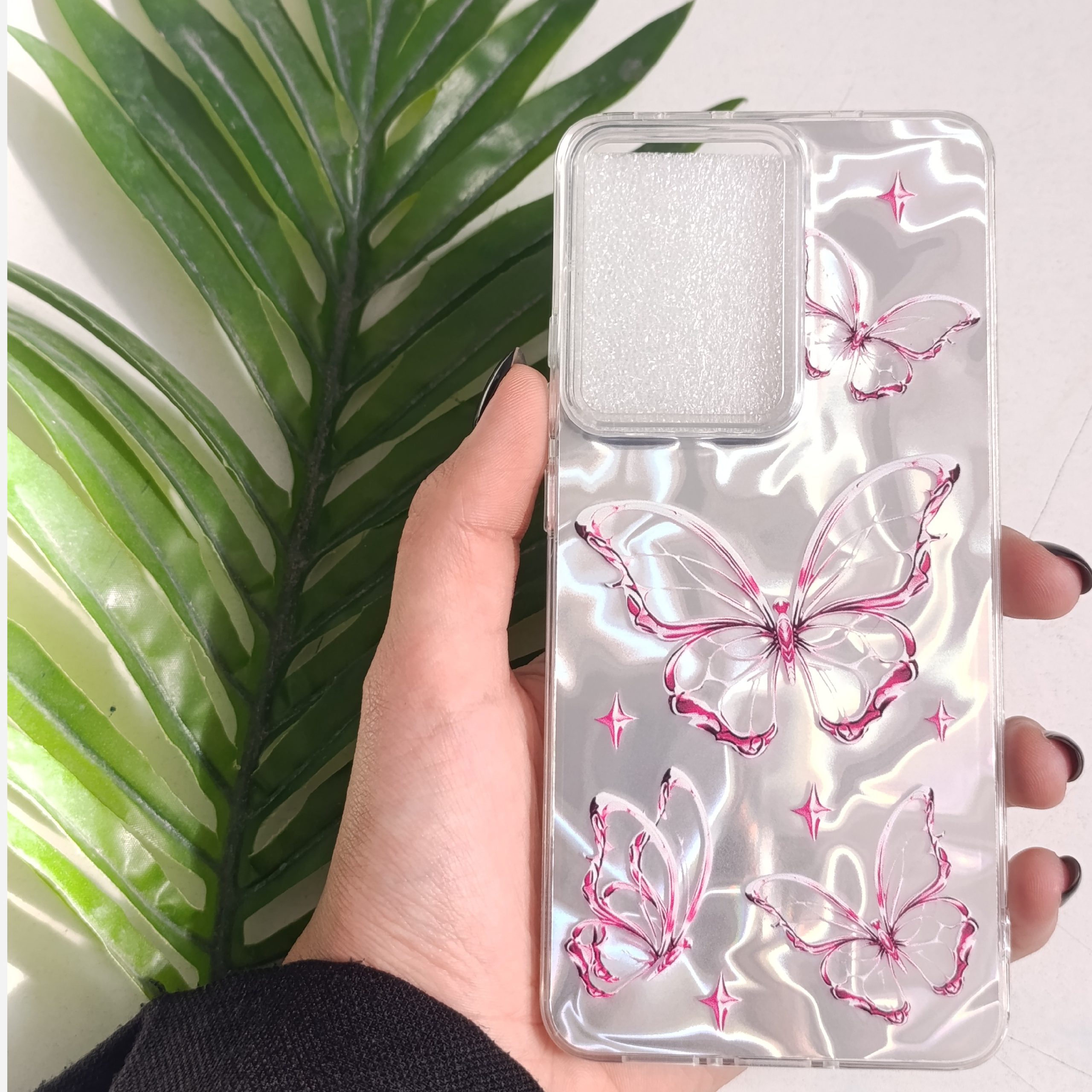 گارد گوشی Poco x7 pro طرح فانتزی دخترانه پروانه ای قاب و کاور و محافظ موبایل