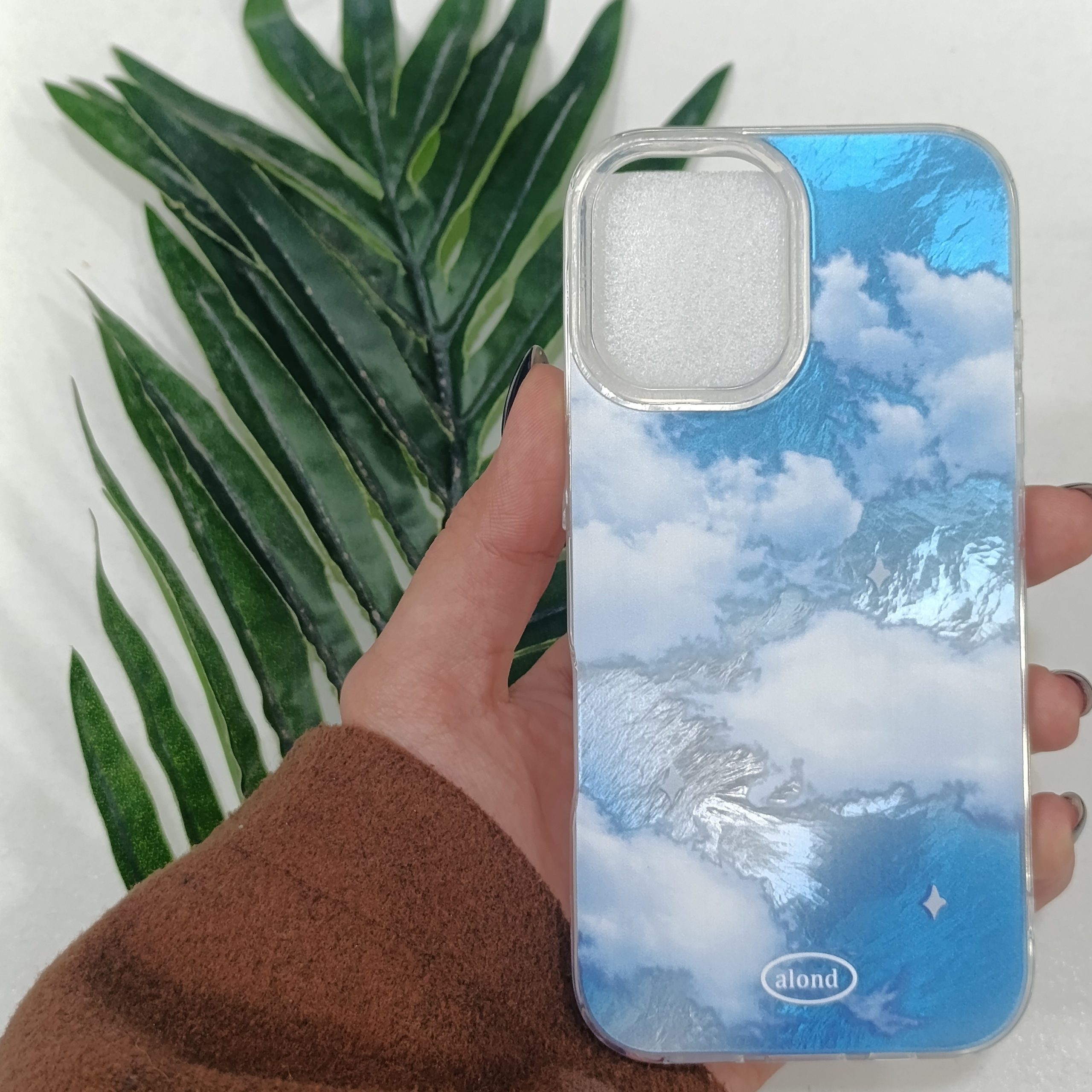 گارد گوشی آیفون Iphone 16 مدل فانتزی دخترانه طرح اسمان قاب و کاور و محافظ موبایل آیفون 16 نرمال