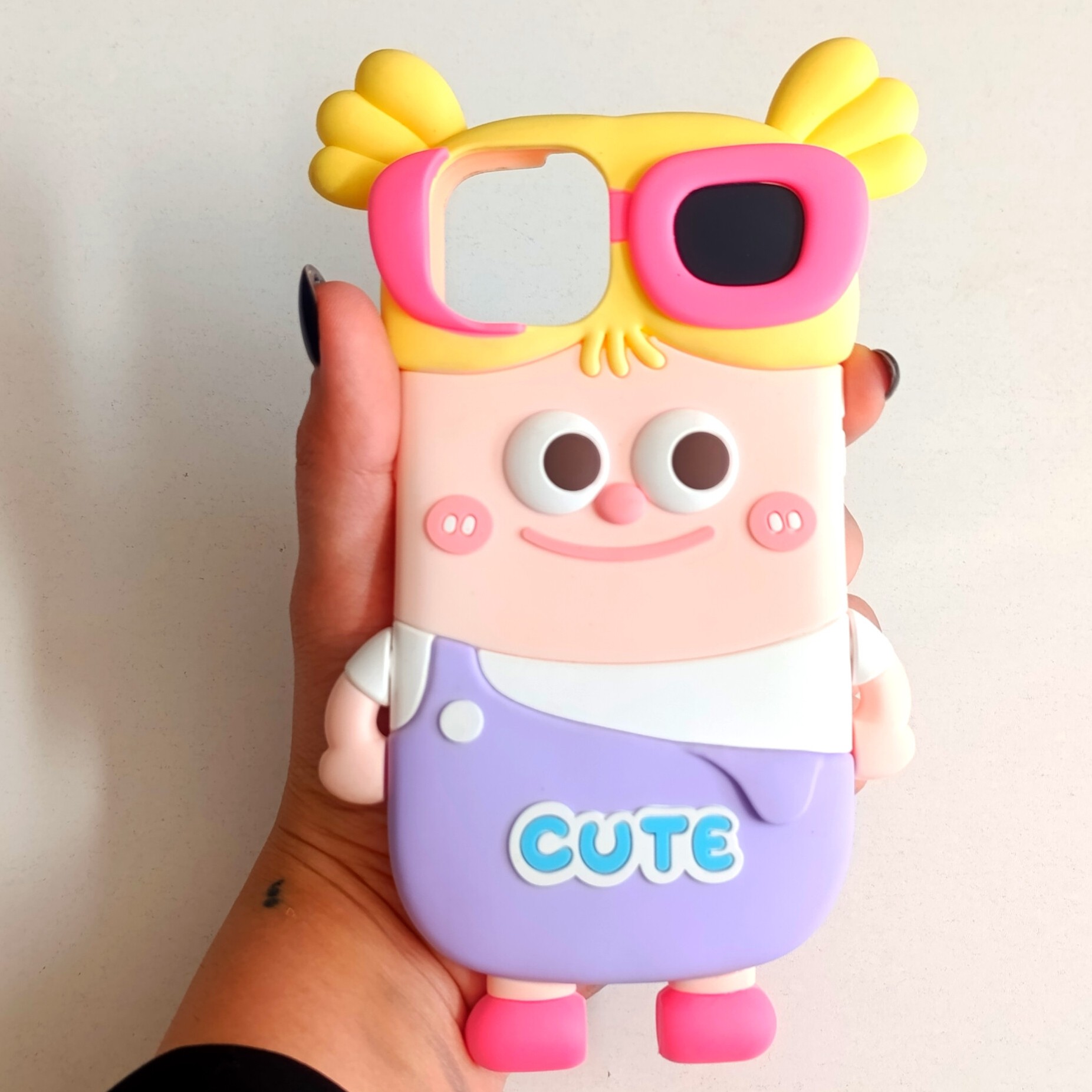 گارد گوشی آیفون Iphone 13/Iphone 14/Iphone 15 مدل سیلیکونی فانتزی عروسکیCute
