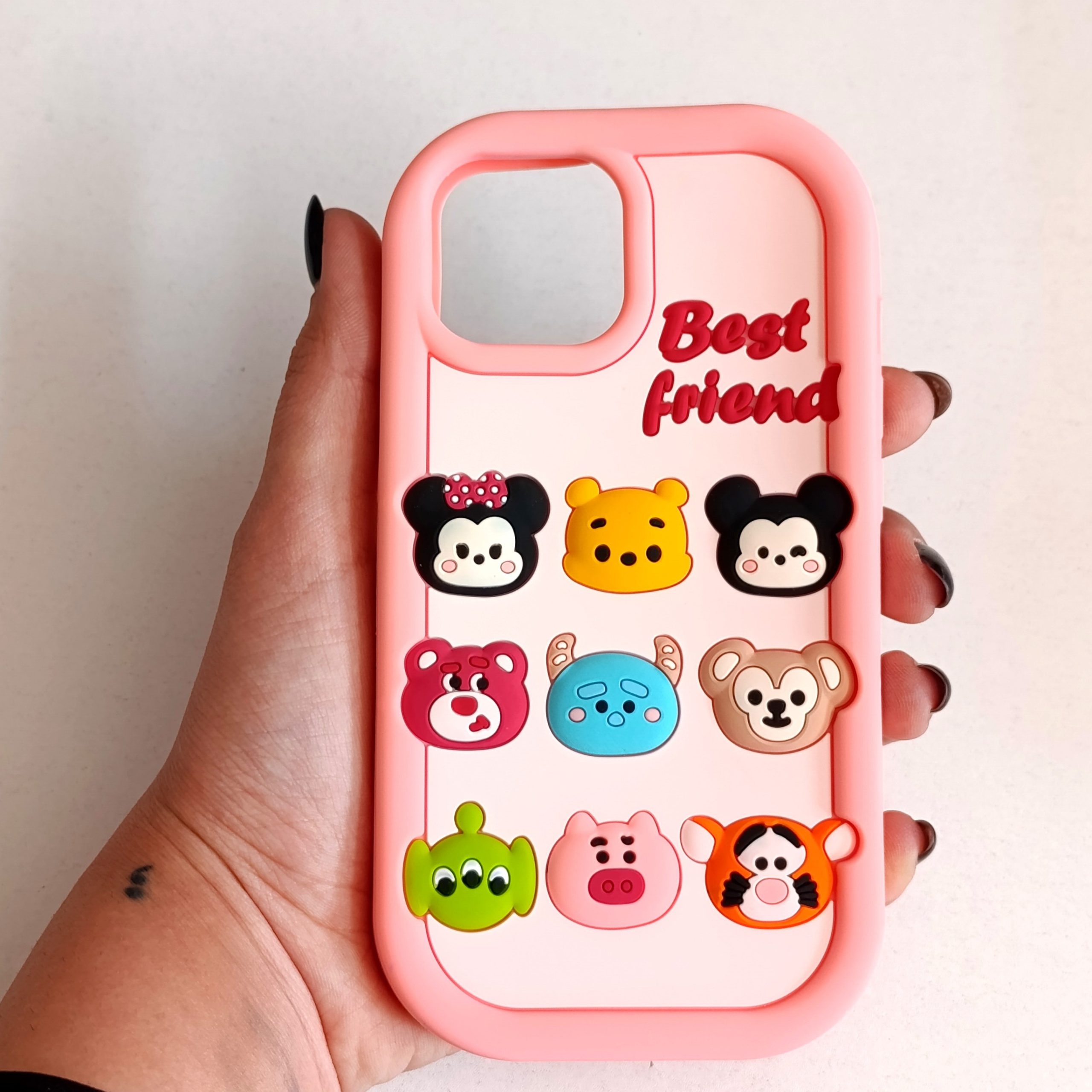 گارد گوشی آیفون Iphone 13/Iphone 14/Iphone 15 مدل سیلیکونی فانتزی عروسکی