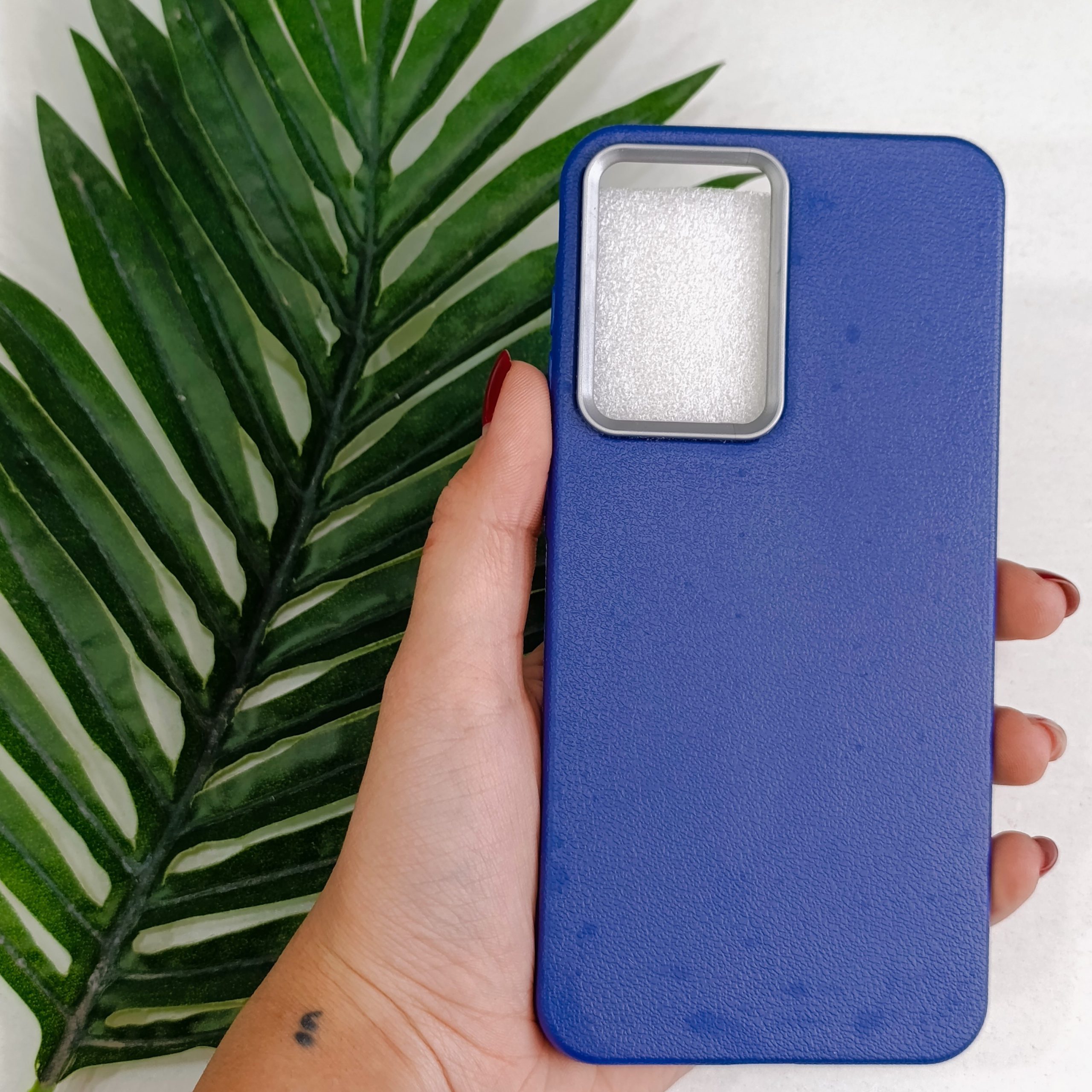 گارد گوشی شیائومی Note 12 pro طرح چرم رنگ آبی قاب و محافظ موبایل