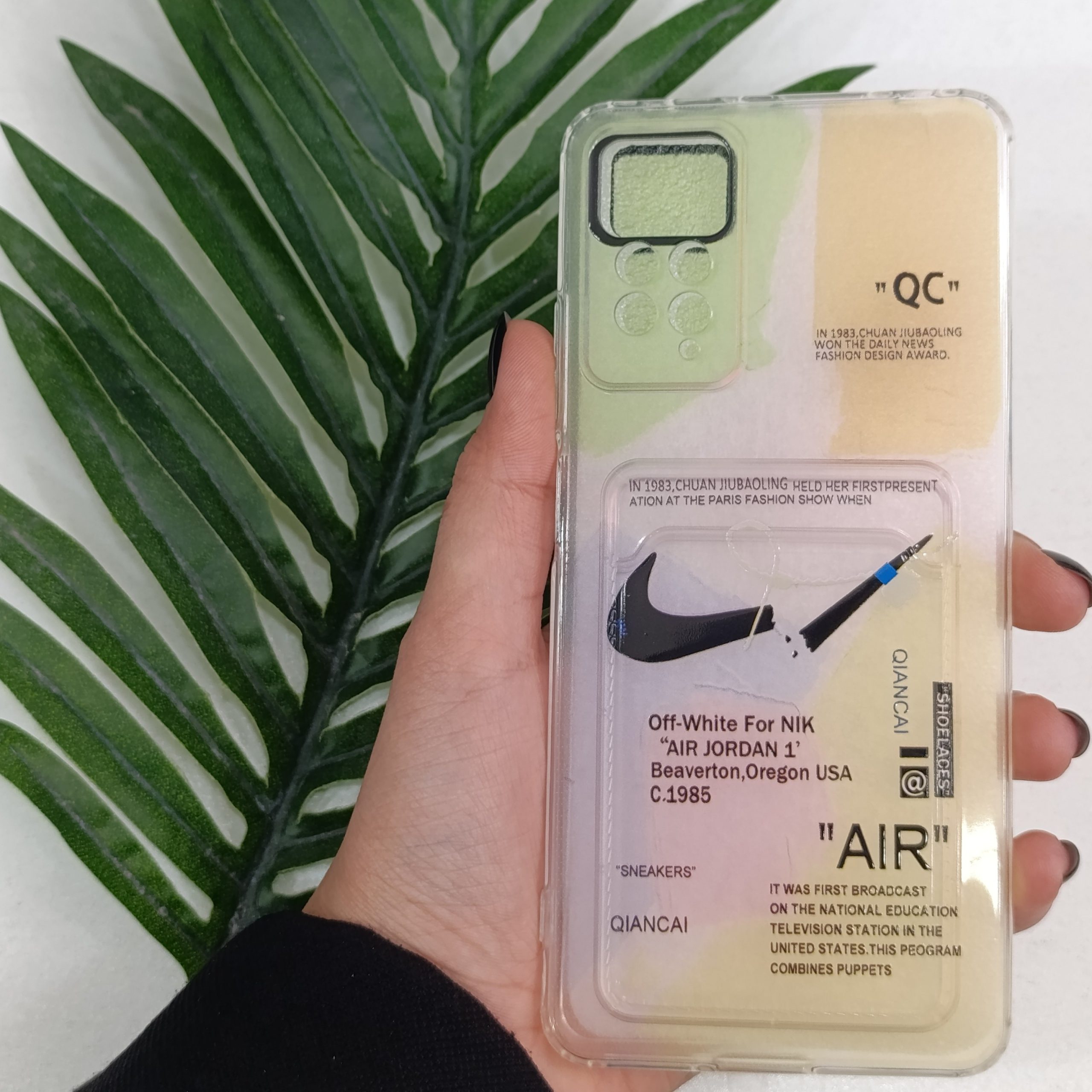 گارد گوشی Note 11 pro 4g مدل جاکارتی طرح نایک قاب و محافظ موبایل