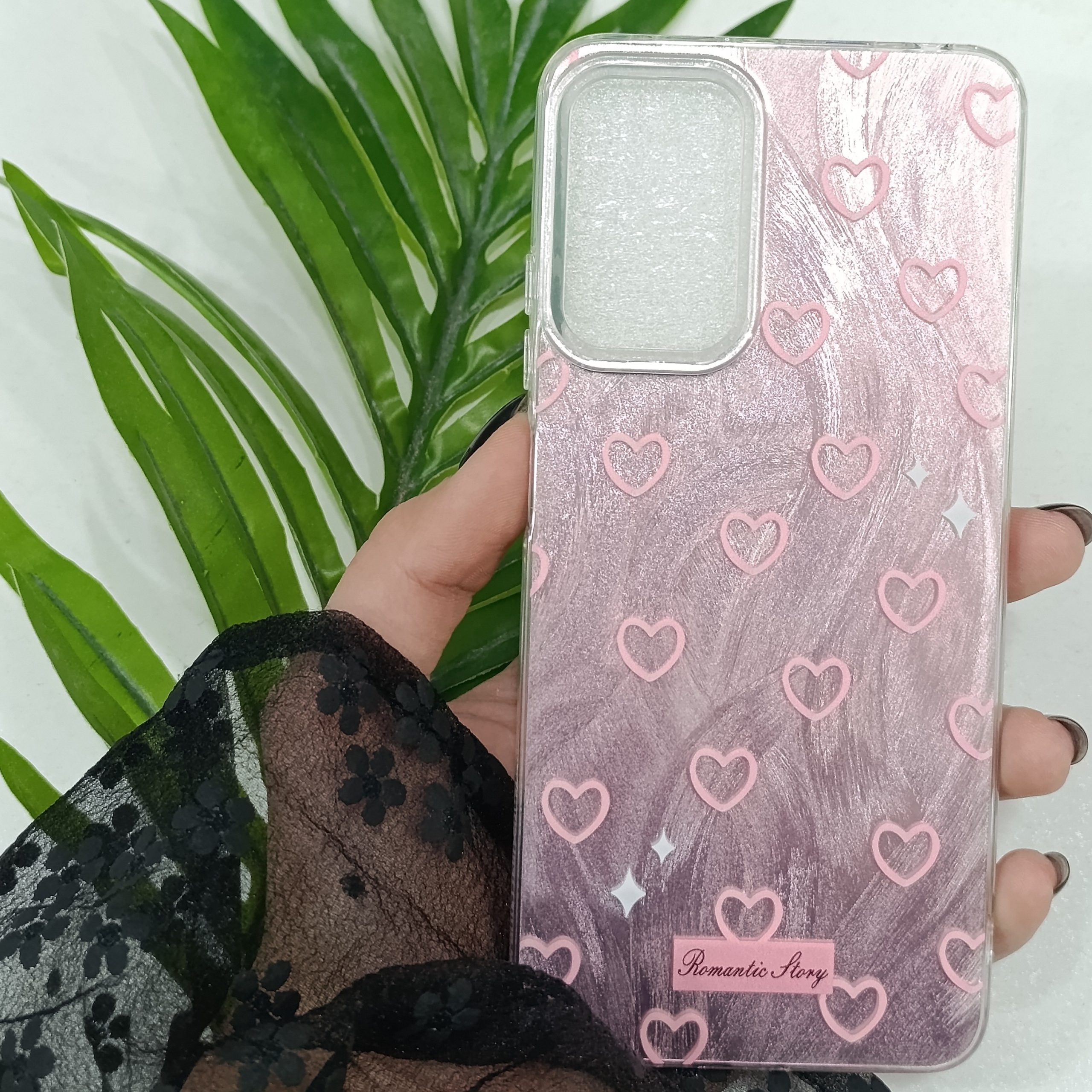 گارد گوشی شیائومی Note 11 pro مدل فانتزی دخترانه طرح قلب رنگ صورتی قاب و کاور و محافظ موبایل