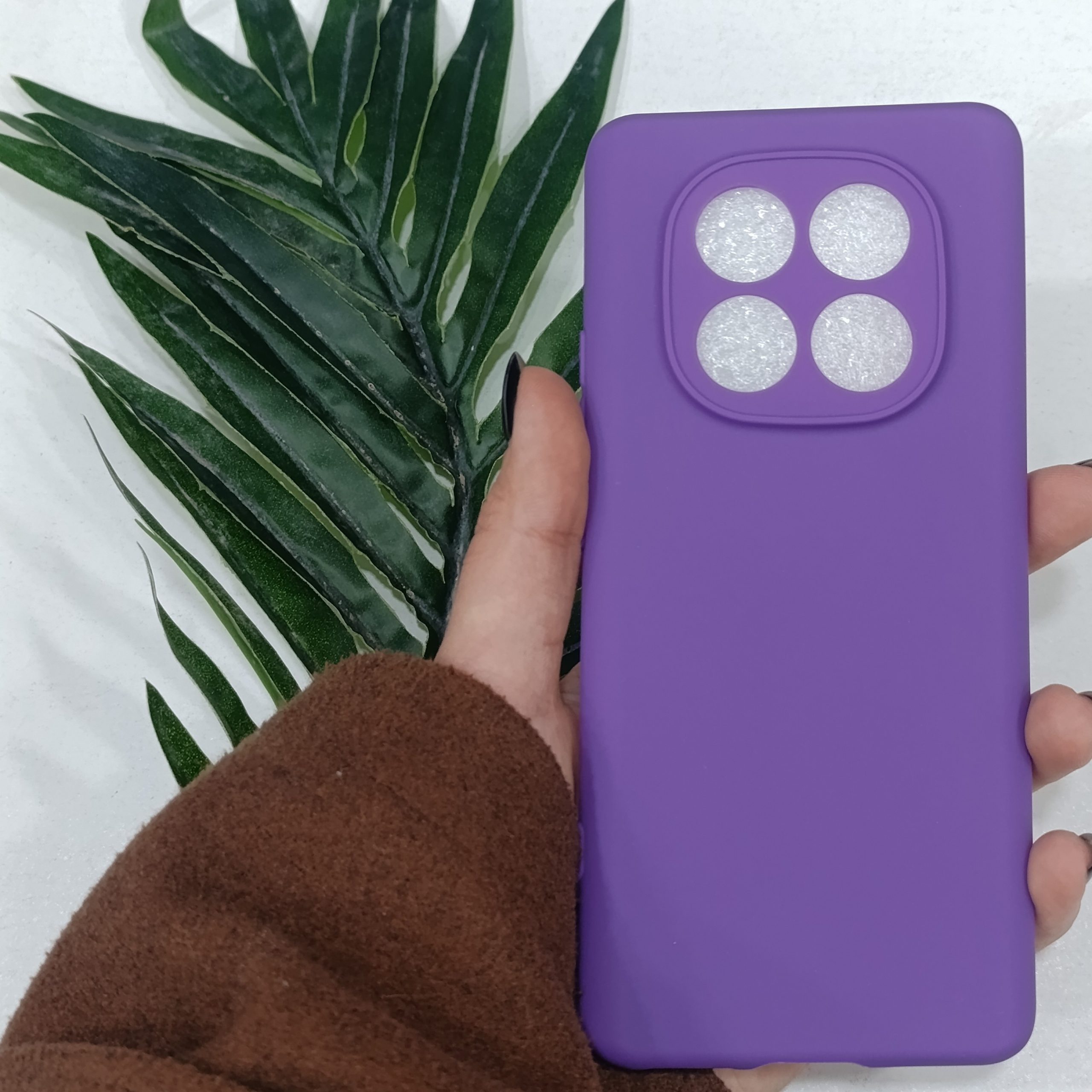 گارد گوشی شیائومی Note 15 pro 4g مدل سیلیکونی رنگ بنفش