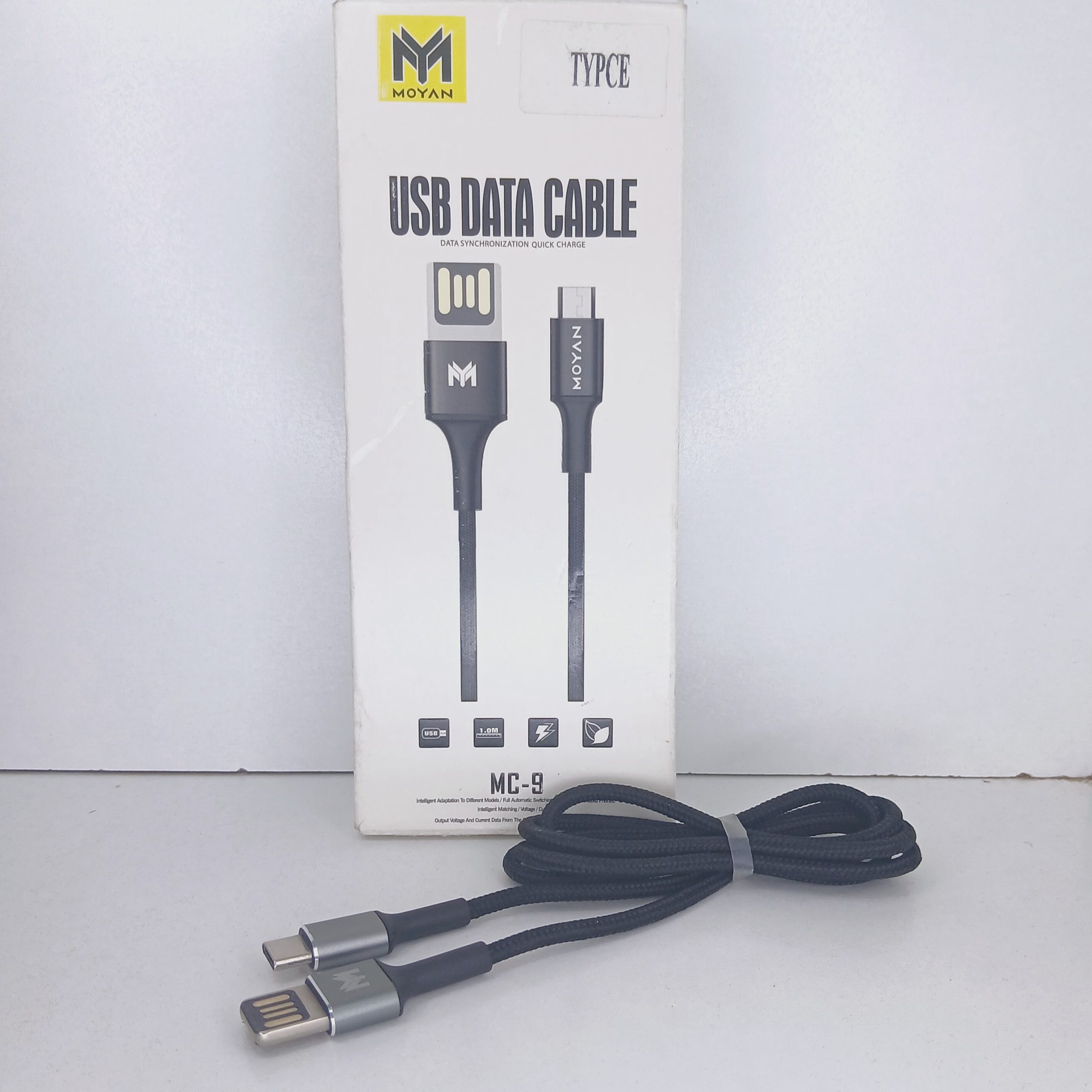 کابل شارژ و اتصال به سیستم تایپ سی سرعت بالا مارک مویان Moyan